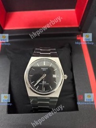 TISSOT PRX 黑色 自動機械 手錶 腕錶 帶禮盒