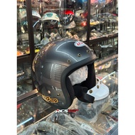 100% Ori + Sirim MAG LTD 5 Button Helmet Warna Grey With White Cap Free Bag