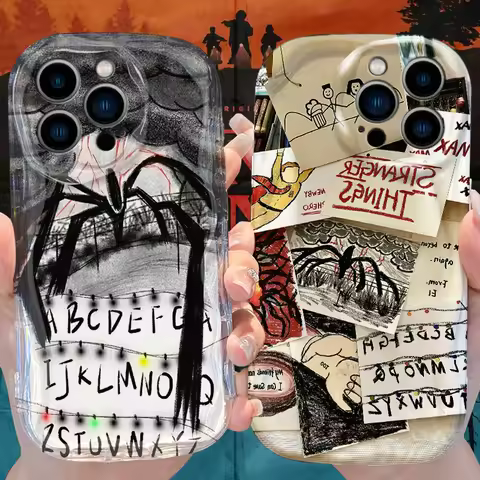 Strange Things Collage Style Plot Elements Phone Case for iPhone 17 16 E 15 14 13 12 Mini 11 Pro Max