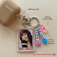 GANTUNGAN [READY] NEWJEANS Acrylic Keychain Candy Keyring Acrylic Keychain/ KPOP NWJNS NEW JEANS Cut