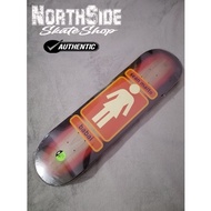 GIRL Skateboard Deck & Free Griptape - MALTO 93 Til Series Black/Orange (8.0)