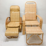 (Rattanvintage) 🔥 Rattan Lounge Chair | Rattan Sling Chair | Lazy Chair | Rotan Kerusi | 躺椅