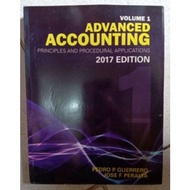 ✁ ✙ ✔ ADVANCED ACCOUNTING  Vol.1 2017 ed by guerrero