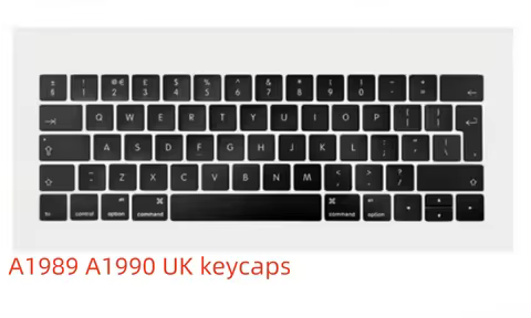 New Original A1989 A1990 Keyboard Keys Keycaps US UK FR SP RU For Macbook Pro ' A1990 A1989 A2159 Ke