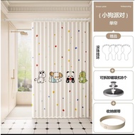 220g/㎡ With Magnetic Buckle Cute Picture Foldable Perforation-Free Waterproof Imitation Linen Shower