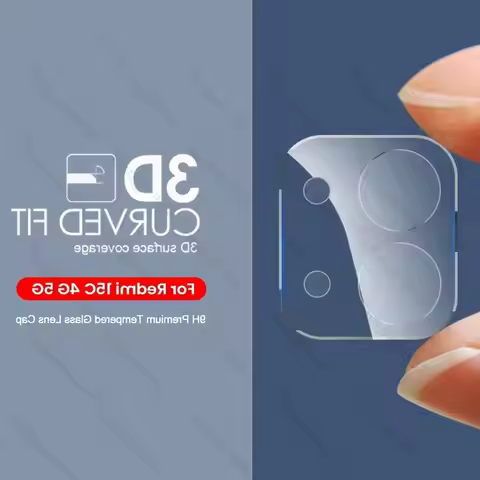 Redmy 15C 5G 4G Case 3D Curved Tempered Glass Camera Lens Protector For Redmi 15C Redmi15C 15 C C15 