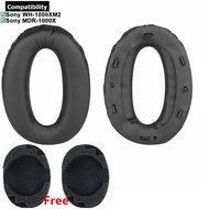 ยางหูฟัง Replacement Earpads Cushions For Sony WH-1000XM4 WH-1000XM3 WH-1000XM2 MDR-1000X Soft Protein Leather Memory Foam Ear Pads  WH1000XM4 WH 1000 XM4 XM3 XM2 Headphones WH1000XM3 WH1000XM2