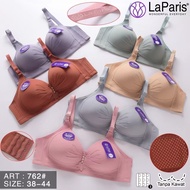 LA PARIS Bra BIG Size Without Wire 3 Hooks Size 44 Push Up Soft Cotton Jumbo Large C Jumbo BIG SIZE 