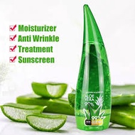 【100% ORIGINAL】Soothing Moisture Aloe Vera Gel 92% Facial Cream Replenishment Sun Repair Fae Skicn Care 260gm