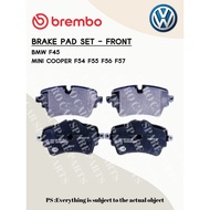 (BREMBO) BRAKE PAD FRONT SET (BMW F44 F45 F46 / MINI COOPER F54 F55 F56 F57) 34106874034