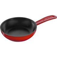 【Direct from Japan】staub "Skillet Cherry 16cm" Frying Pan Enamel Cast Iron Compatible with IH [Authorized Japanese Product] Skillet 40501-146