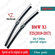 BMW X3 wiper F25(2010~2017) 26+20 inch BMW F25 special wiper F25 rear wiper 13 inch rear wiper
