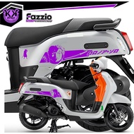 SC.636 STRIPING CUTTING/ STICKER BODY ANIME UNIQUE STRIPING/ YAMAHA FAZZIO UNIQUE STICKER BODY VARIA