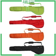 [Amleso] Golf Bag Travel Pouch Golf Cover Shoulder Handbag Green