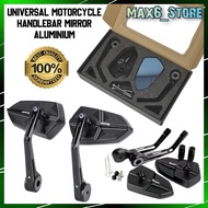 Universal Hand Guard Aluminum Alloy Side Mirror Honda Yamaha NMAX XMAX NVX Handlebar Rearview Mirror