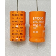 Epcos Sikorel 680uf 75v 125 (Mouse Tail) capacitor