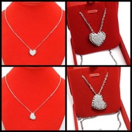 925 SILVER LOVE NECKLACE FASHION WOMEN'S NECKLACE GENUINE 925 SILVER NECKLACE