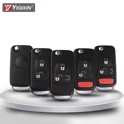 YIQIXIN Remote Car Key Case Shell For Mercedes Benz SLK E113 A C E S W168 W202 W203 W124 B200 A160 M