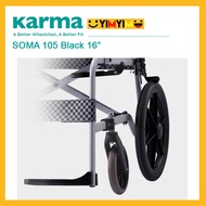Karma รถเข็นผู้ป่วย รถเข็นผู้สูงอายุ วีลแชร์อลูมิเนียม รุ่น SOMA 105 (SM-150.5)