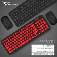 ❀✲Alcatroz Jellybean A2000 Wireless Keyboard & Mouse Set | A200 Only Jelly Bean Keyboards