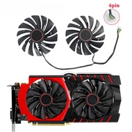 New 95MM PLD10010S12HH 6Pin Graphics Video Card Cooler Fan For MSI GTX970  GTX 970 GAMING Dual Fans 