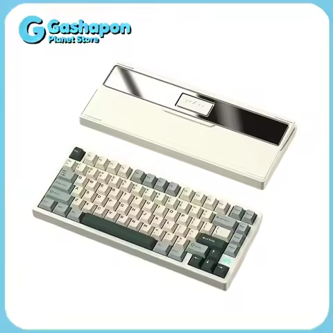 PMO WAVE75 Mechanical Keyboard RGB Wireless 3Mode USB 2.4G Bluetooth Customizable Gaming CNC Aluminu