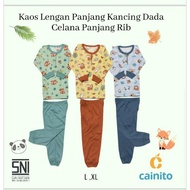 3Pcs Baby Set with Pattern (( CAINITO_LONG )) | NIGHTWEAR | Print Pajamas .