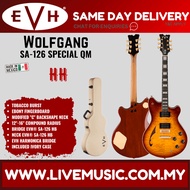 EVH Wolfgang SA126 Special QM Electric Guitar, Ebony FB, Transparent Purple/Tobacco Sunburst