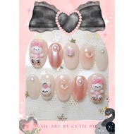 SG Stock🎀Press on nails - cutie cartoon Rabbit 02 Nails box