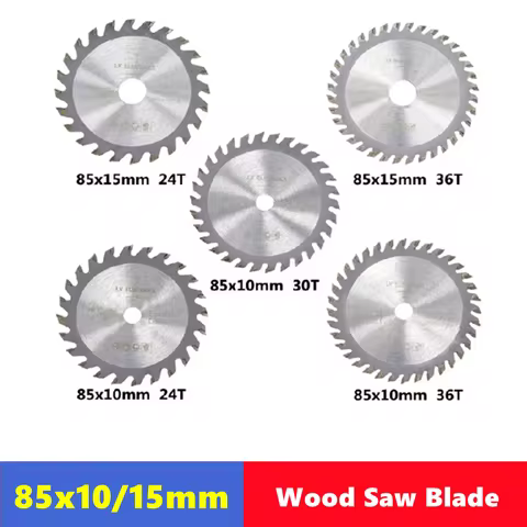 Mini circular saw blade 85x10/15mm 24T 30T 36T high-quality wood saw blade Hard alloy blade Woodwork