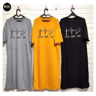 LONG DRESS JUMBO FAITH HOPE LOVE