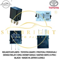 TOYOTA CAMRY DENSO RELAY ( ORG ) 4 PIN ( LONG ) 90987-02012 / 156700-0870 - MADE IN JAPAN