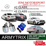 MERCEDES C63 E63 C CLASS E CLASS ARMYTRIX VALVE EXHAUST SET COMBO