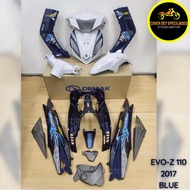 [FREE STICKER] ORIGINAL DEMAK COVER SET EVO-Z 110 2017 BLUE