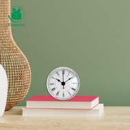 Kesoto Clock Insert Easy Installation White Face Accessories Retro 2.8 inch 70 mm  Trim, Easy Read, 