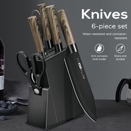 Kitchen knife set 6-piece stainless steel knife cooking knife