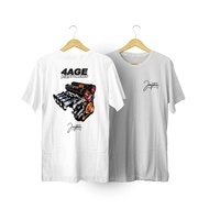 Toyota 4AGE Engine T Shirt 🚗 True To Japan JDM Car Enthusiast Tee 100% Cotton Unisex Lelaki Wanita S