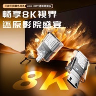 UHD2.1 Version HDMI Female to Mini/Micro HDMI Male Transparent Adapter 8K @ 60Hz Suitable for Digita