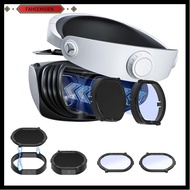 FAHEEMIDEN ป้องกันรอยขีดข่วน ตัวป้องกันเลนส์ VR ทนทานต่อการใช้งาน สากลสากลสากล ฝาครอบเลนส์ VR แว่นตา VR สำหรับแว่นตา ป้องกัน-ฝุ่น ฝาครอบป้องกันสำหรับป้องกัน สำหรับ PS VR/Playstation VR2 PS VR,