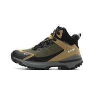 HI-TEC CASCADE WP High-Top Water-Repellent Outdoor Shoes Beige Green 8003040031 Men's Shoes