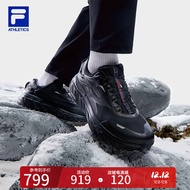 FILA 斐乐官方【FILA探险家】男鞋跑步鞋2023冬季新款户外运动鞋男 黑美人-BA 43