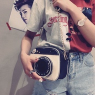 Small Small Bag Trendy Shoulder Bag Retro Fashion Trendy Camera Bag Small Square Female Bag Chain Me