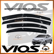 All New Vios 2019 to 2025 Prime OEM / INJECTION TYPE Window Door Rain Visor 2020 2021 2022 2023 2024