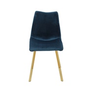 SB Design Square SB FURNITURE เก้าอี้เหล็กเบาะผ้า รุ่น Lab สีน้ำเงิน (45x61x88 ซม.)