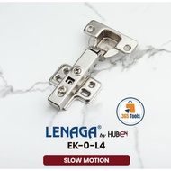 1 PAIR: LENAGA Straight Slowmotion Spoon Hinge (EK 0 - L4)