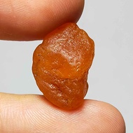 พลอย ก้อน โกเมน สีส้ม สเปสซาไทท์ การ์เน็ต ดิบ ธรรมชาติ แท้ ( Unheated Natural Spessartite Garnet ) หนัก 28.7 กะรัต