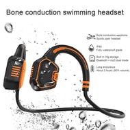 Lucky Swimming Bone Conduction Wireless Headphones 5.1 Waterproof IP68 Over-Ear Headphones for Sport