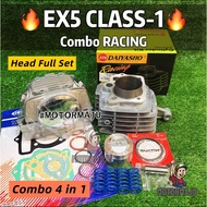 Combo RACING EX5 Class 1 Bonus110 Sport Bonus Head Block Spec 53mm 56mm with Spring Clutch Gasket To