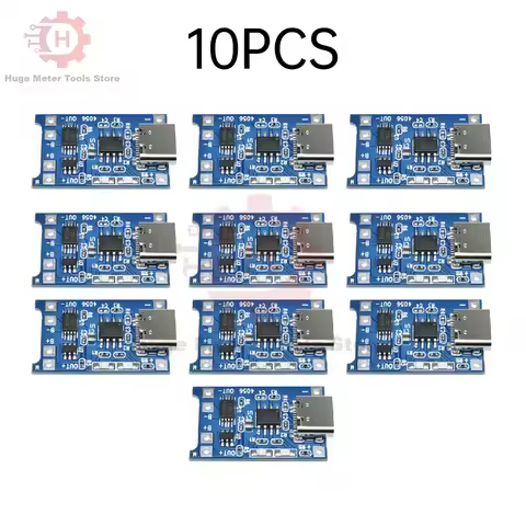 5/10pcs TP4056 Type-c USB 5V 1A 18650 Lithium Battery Charger TP4056 Module Charging Board With Prot