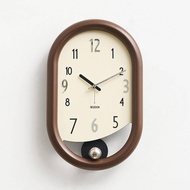 Living Room Clock Wall Clock Wall Clock Cream Style Clock Modern Minimalist Restaurant Clock Wall Ha